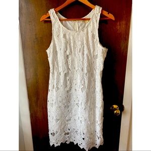 White lace dress